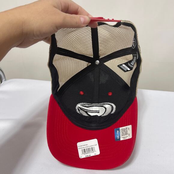 Georgia Bulldogs Collage Hat Mens Red Snapback Adjustable Trucker Cap '47 Brand - Picture 2 of 7